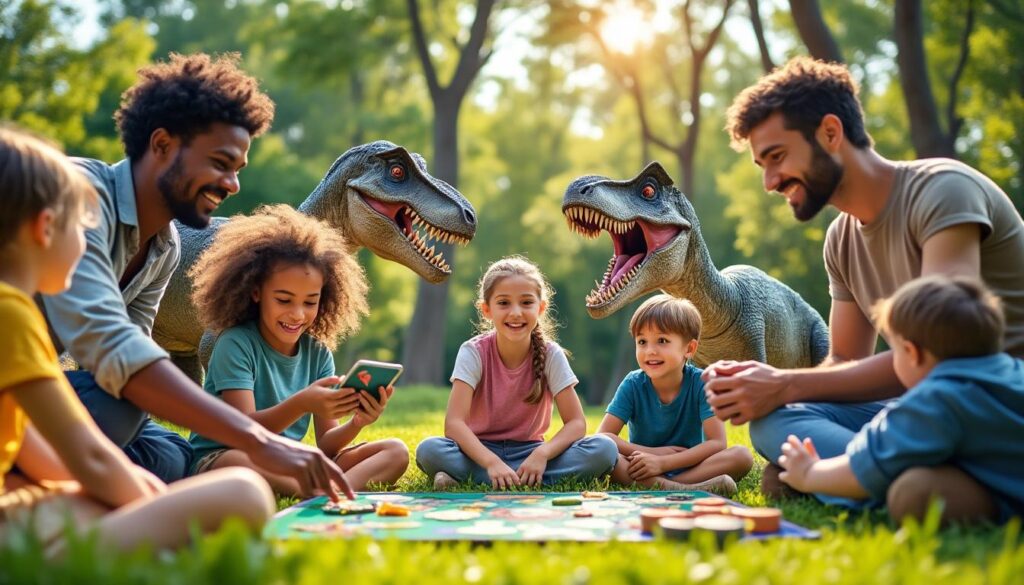 explorez notre sélection des meilleurs jeux de dinosaures, adaptés aux enfants comme aux adultes, pour des heures de divertissement et d'aventure préhistorique.
