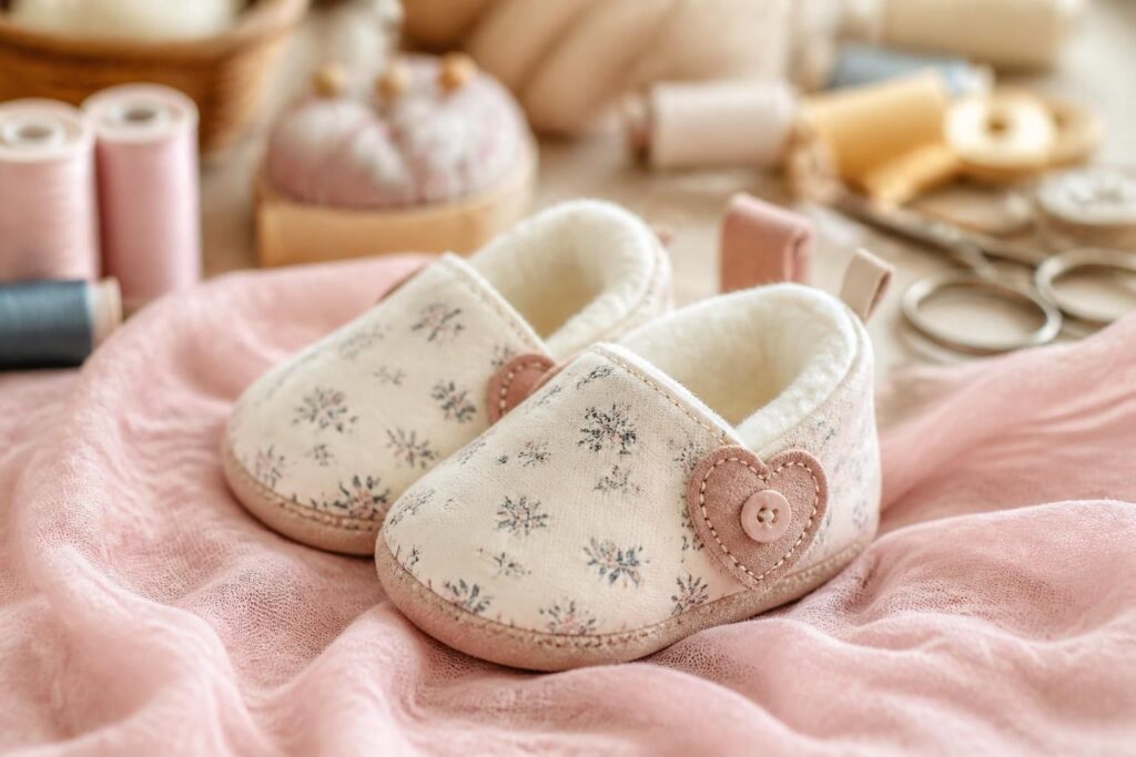découvrez nos astuces pour choisir des chaussons bébé alliant confort et style dès la naissance, avec une couture délicate adaptée aux tout-petits.