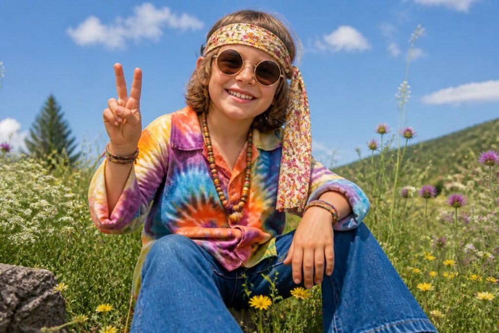 découvrez des idées originales de déguisements hippie pour enfant et créez un look rétro réussi et coloré pour toutes les occasions festives.