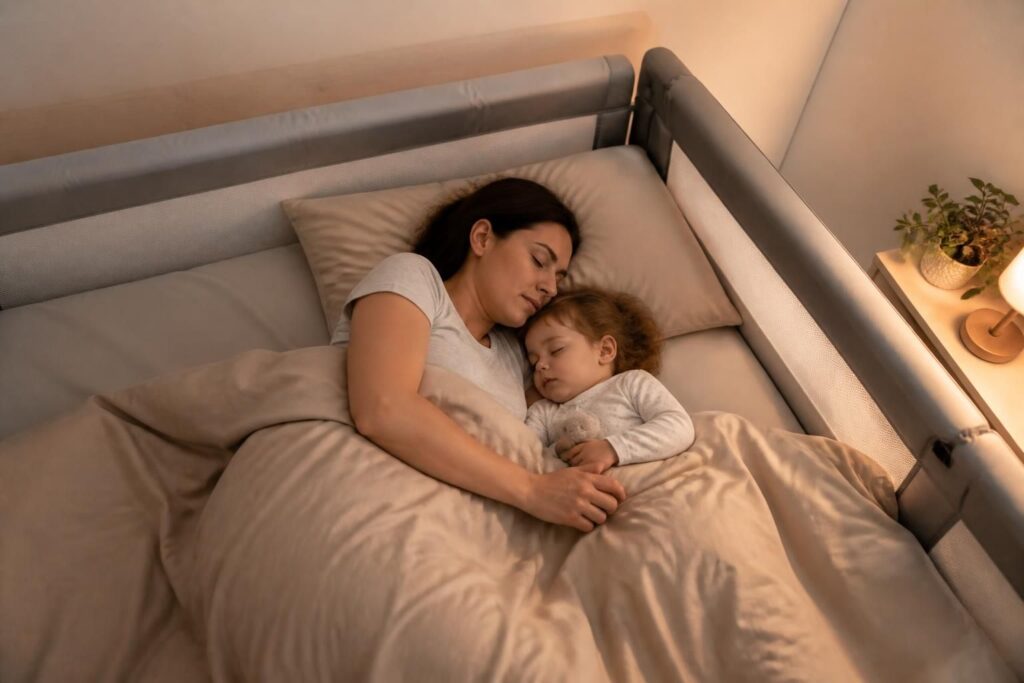 découvrez des astuces pour dormir avec votre enfant en toute sécurité et profiter d'un sommeil serein, tout en protégeant votre bébé.