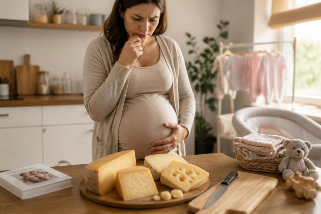 découvrez les risques liés à la consommation de fromage à pâte dure pendant la grossesse et comment protéger la santé de votre bébé.
