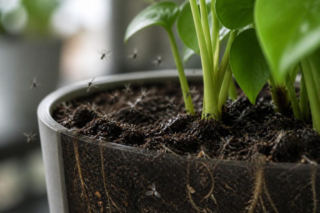 découvrez pourquoi les moucherons envahissent vos plantes d'intérieur et comment les identifier pour protéger vos pots et garder un environnement sain.