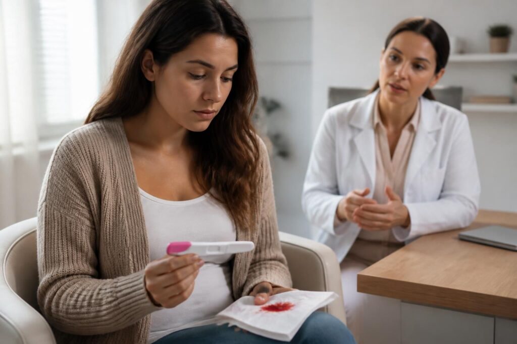 découvrez si une femme peut réellement être enceinte tout en ayant ses règles et comprenez les causes possibles de saignements pendant la grossesse.