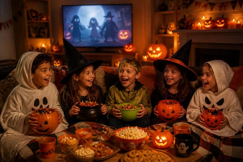 découvrez comment choisir le film halloween parfait pour enfants, alliant frissons doux et rires garantis, pour une soirée festive et amusante en famille.