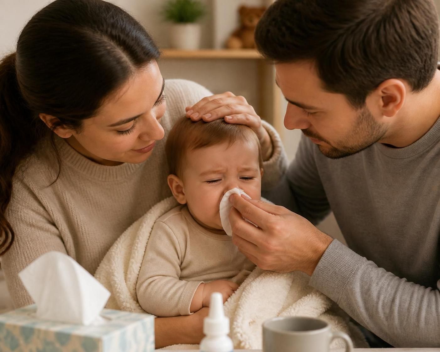 découvrez comment reconnaître et soulager efficacement les premiers symptômes de la rhinopharyngite chez le bébé pour assurer son confort et sa santé.