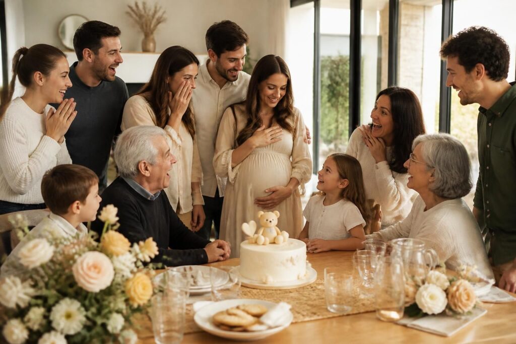 annoncez votre grossesse en famille et créez un moment inoubliable pour tous vos proches grâce à des idées simples et émouvantes.