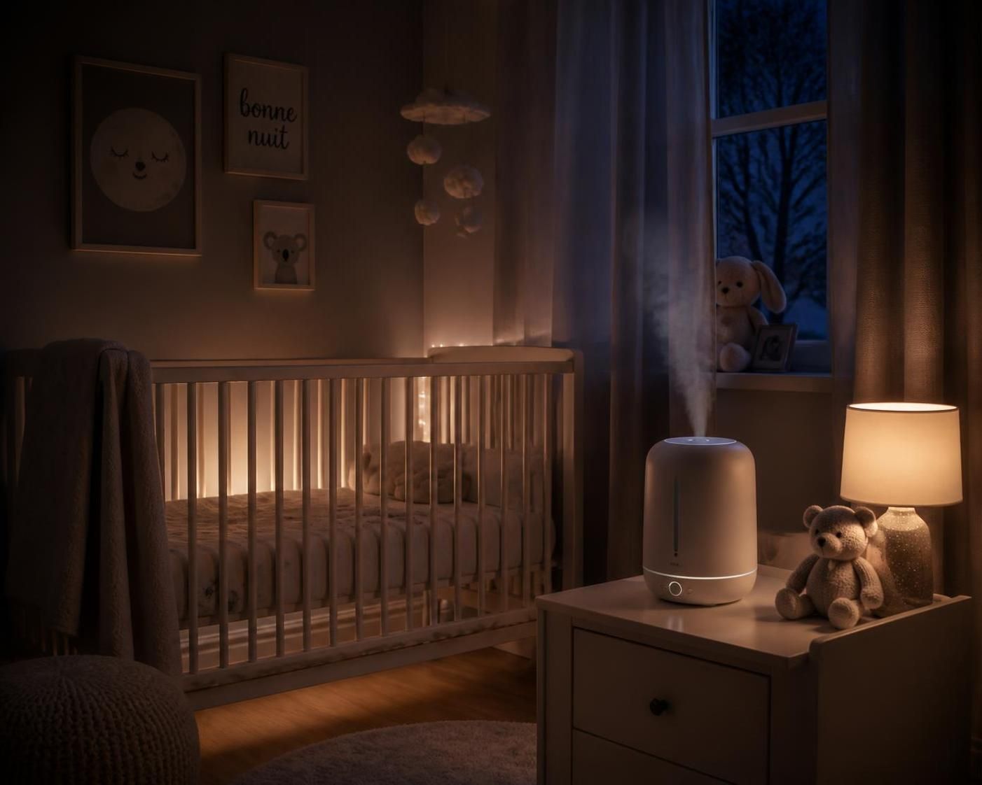 découvrez pourquoi un humidificateur d’air est un allié essentiel pour le sommeil de votre bébé, en améliorant la qualité de l’air et favorisant un environnement sain et apaisant.