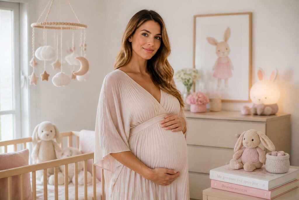 découvrez comment iris mittenaere prépare sa nouvelle vie de maman pendant sa grossesse et les moments précieux qui l'accompagnent.