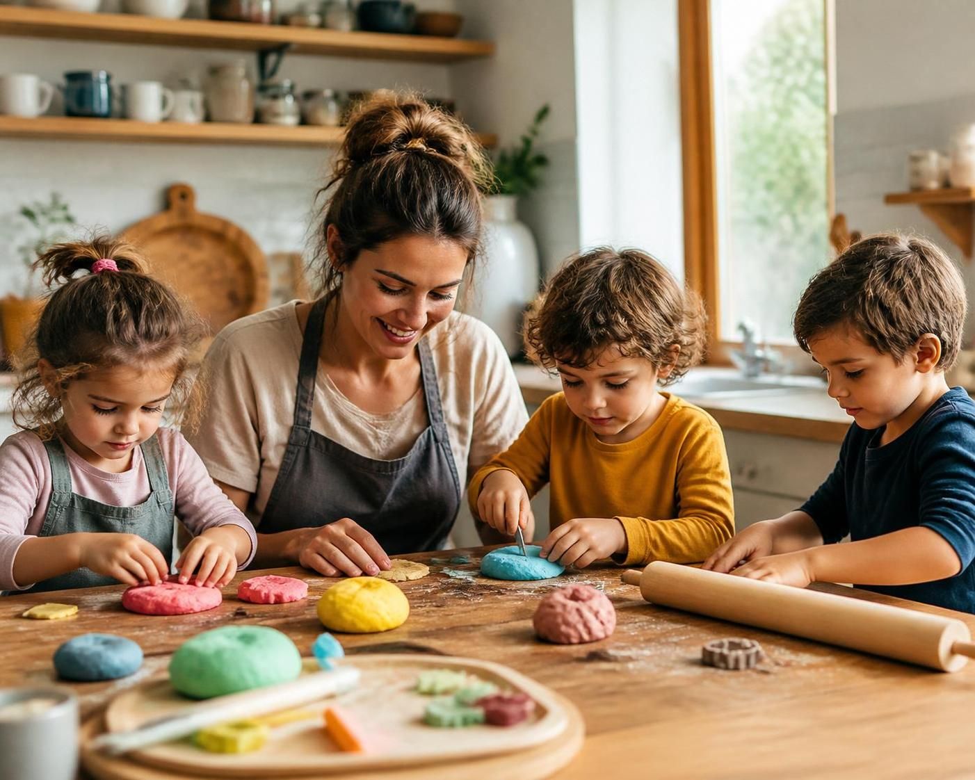 découvrez des recettes simples et ludiques de pâte à modeler maison pour stimuler la créativité et l'imagination de vos enfants tout en passant des moments conviviaux.
