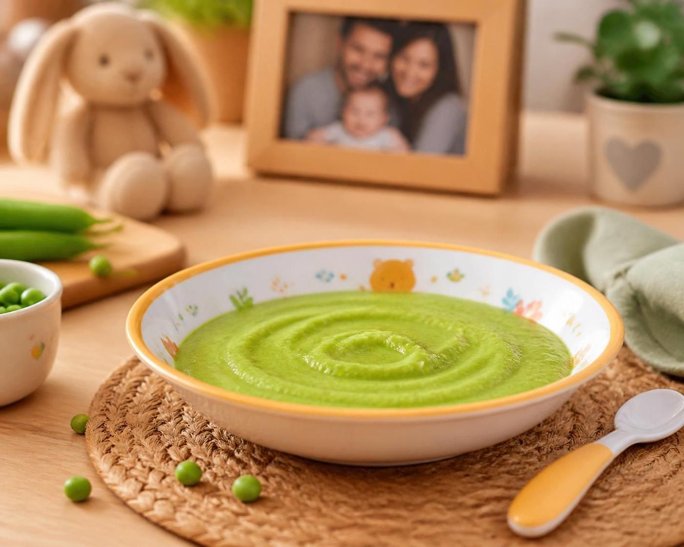 découvrez des astuces simples et efficaces pour faire aimer la purée de petit pois à votre bébé et l'habituer aux saveurs des légumes verts dès ses premiers repas.