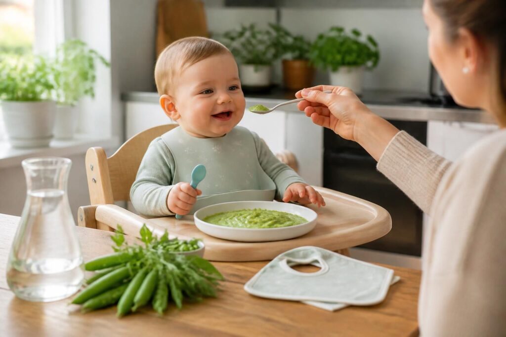 découvrez des astuces simples et efficaces pour que votre bébé adore la purée de petit pois et les légumes verts, pour des repas sains et gourmands.