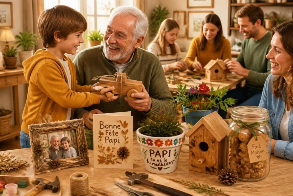 découvrez des idées originales et faites maison pour offrir un cadeau unique à votre grand-père lors de la fête des grands-pères, adapté à tous les âges et tous les goûts.