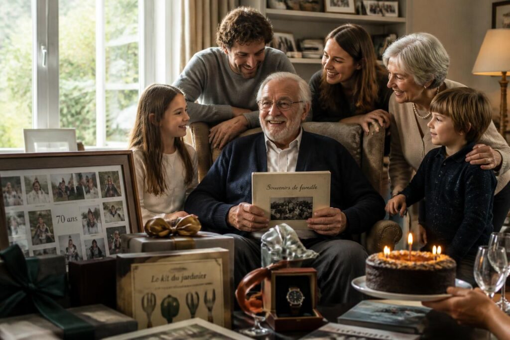 découvrez des idées originales de cadeaux pour grand-père, parfaits pour célébrer un anniversaire entre 70 et 90 ans avec émotion et créativité.