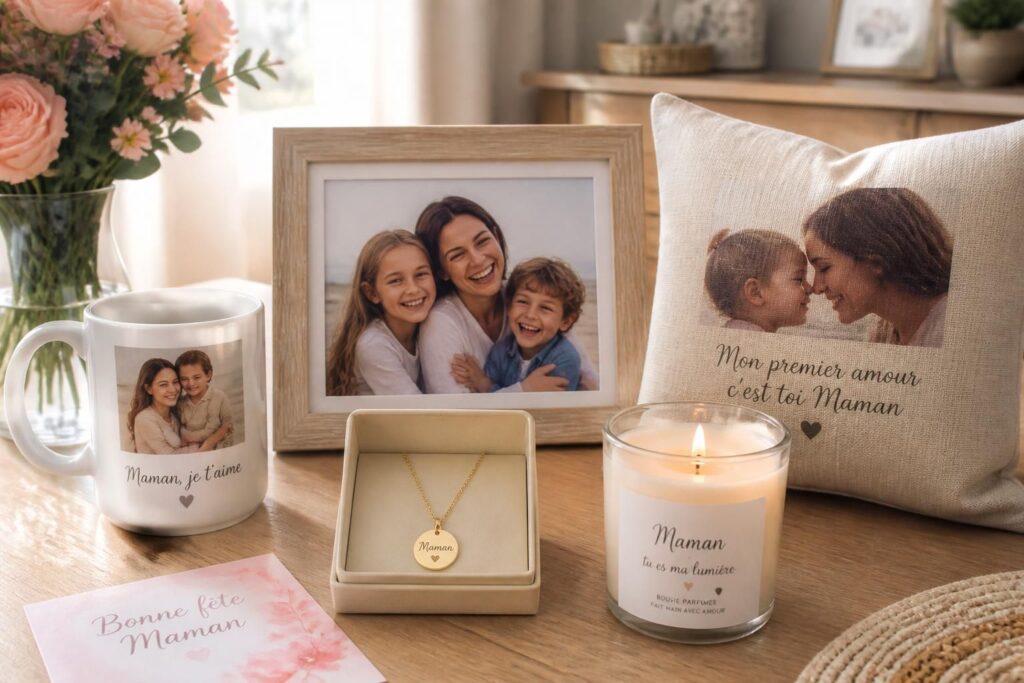 découvrez des idées originales de cadeaux personnalisés avec photo pour la fête des mères, parfaits pour émouvoir et surprendre votre maman.