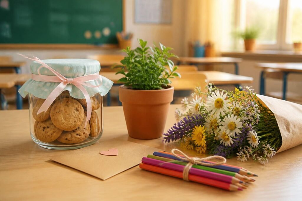 découvrez des idées cadeaux pas chers et diy pour remercier chaleureusement l’atsem ou la maîtresse d'école, parfaits pour exprimer votre gratitude avec créativité.