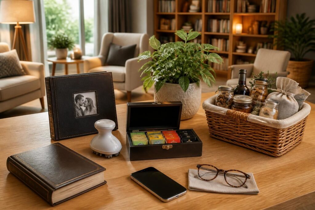 découvrez des idées cadeau originales et adaptées pour parents de 50 à 70 ans, qui sauront plaire à tous les goûts et toutes les envies.