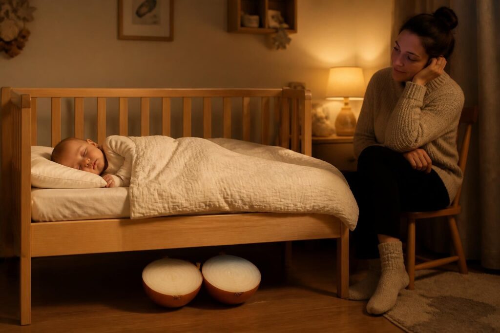 découvrez si l'oignon placé sous le lit est un remède efficace ou un mythe pour soulager la toux et le rhume chez les bébés et les adultes.