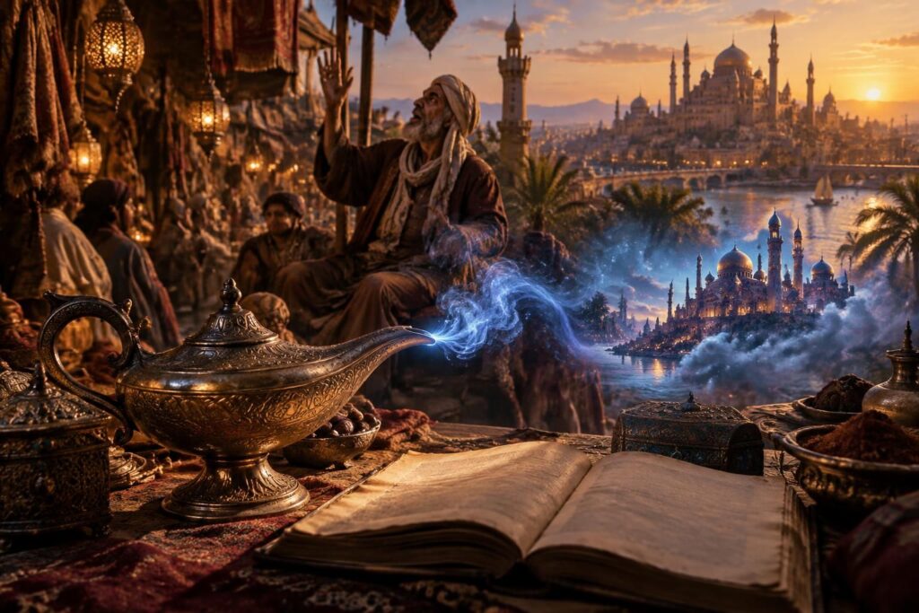 découvrez les origines d’aladin, le pays associé à son histoire et les différences entre le conte des mille et une nuits et le film disney.