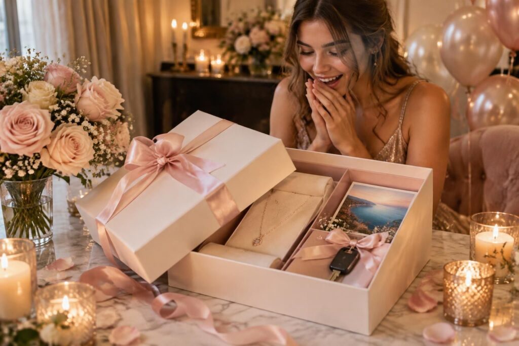 découvrez des idées de cadeaux originaux et luxueux pour célébrer les 18 ans d’une fille et rendre son anniversaire vraiment inoubliable.