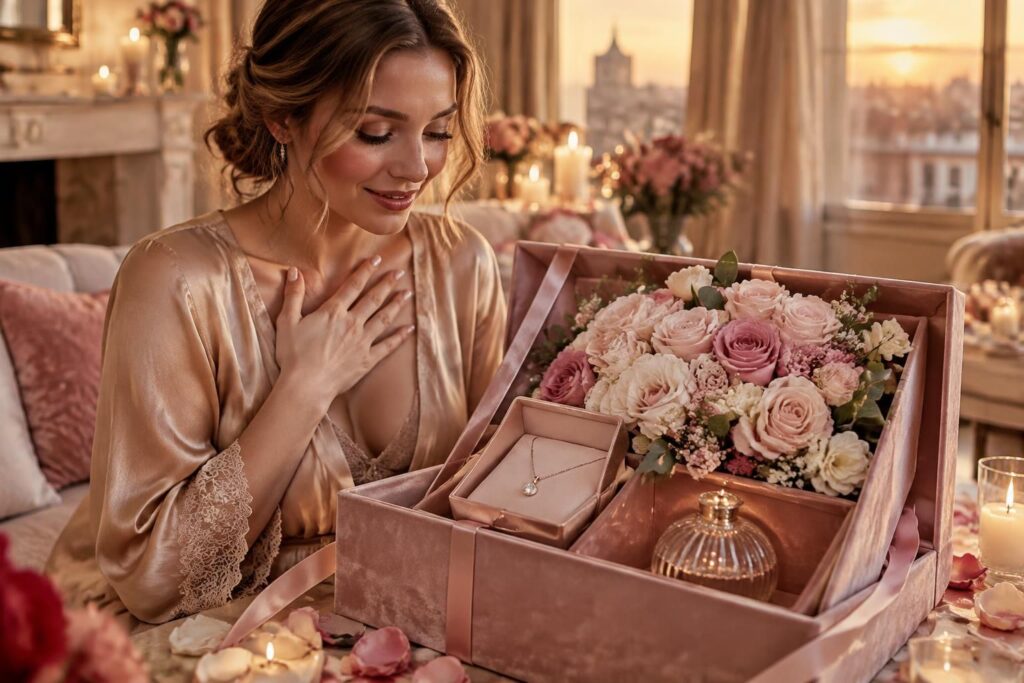 découvrez des cadeaux de saint-valentin luxueux et originaux pour femme, pensés pour la surprendre et toucher son cœur avec élégance.