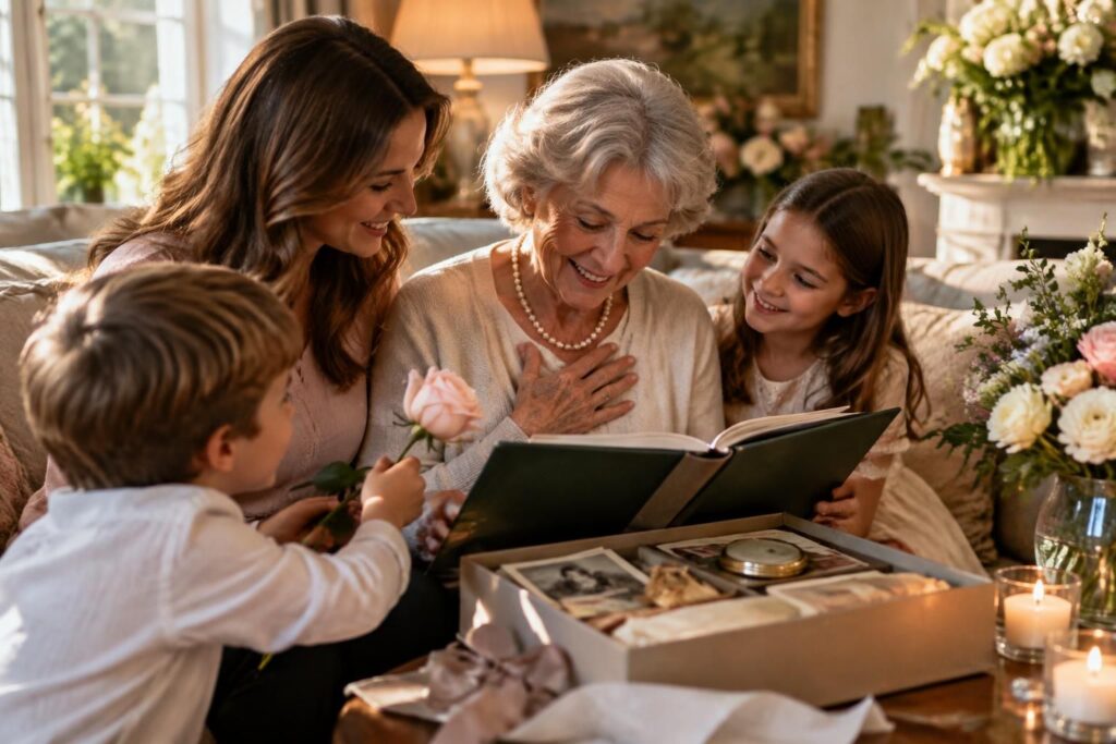 découvrez des idées de cadeaux personnalisés pour célébrer les 60, 70, 80 ou 90 ans de votre mamie et lui offrir une attention pleine d’émotion.