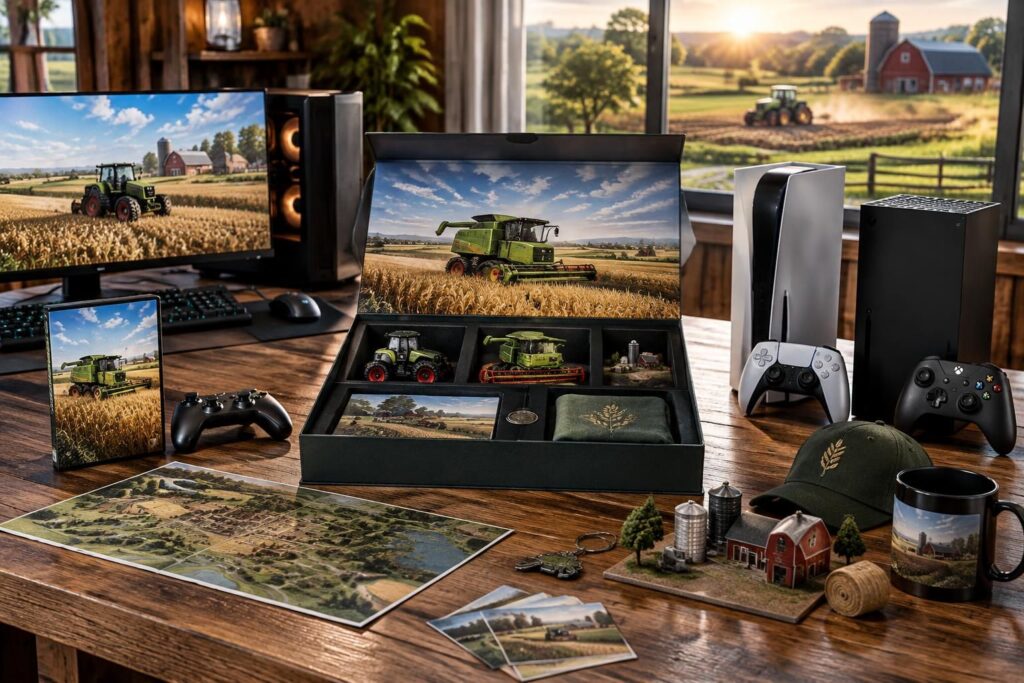 découvrez le contenu de farming simulator 25 collector’s edition et ses éditions disponibles sur pc, ps5 et xbox : bonus, différences et détails.