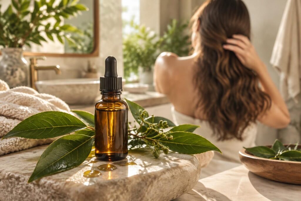 découvrez les bienfaits de l’huile essentielle de laurier noble pour la peau et les cheveux, ainsi que des conseils pour l’utiliser avec précaution.
