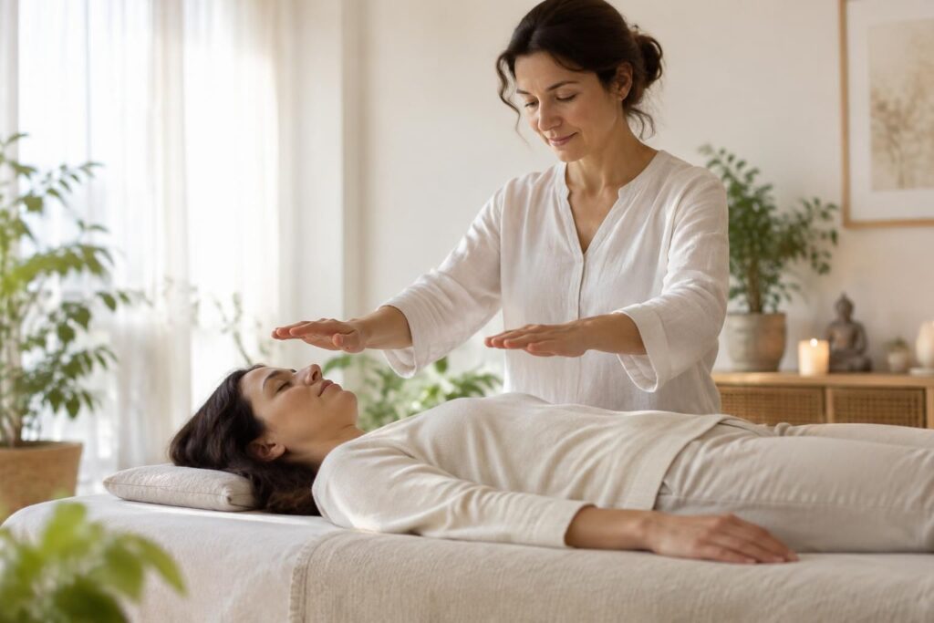 découvrez la définition du reiki, ses bienfaits possibles et les précautions à prendre avant de vous lancer dans cette pratique de relaxation.